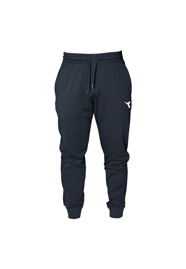 Spodnie tenisowe Diadora Pants ESS.. Kolor: niebieski. Materiał: dresówka. Sport: tenis