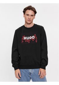 Hugo Bluza Duragol 50506990 Czarny Regular Fit. Kolor: czarny. Materiał: bawełna