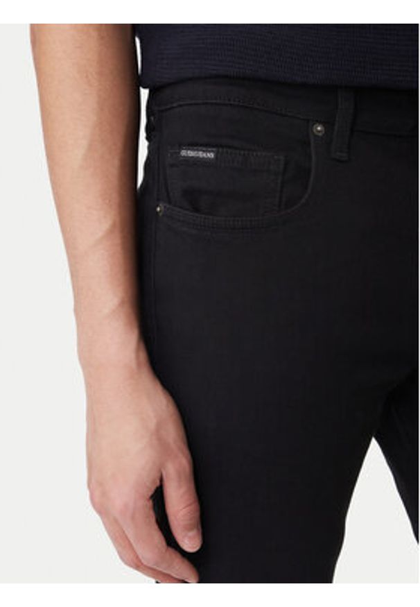 Guess Jeans Jeansy M5YA1C D6311 Czarny Slim Fit. Kolor: czarny