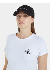 Calvin Klein Jeans Czapka z daszkiem Institutional Cap K60K608849 Czarny. Kolor: czarny. Materiał: materiał