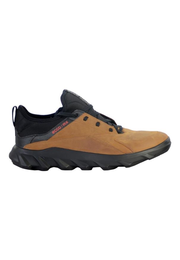 ecco - Buty do chodzenia męskie Ecco 82018402034. Kolor: brązowy. Materiał: zamsz, materiał, syntetyk. Szerokość cholewki: normalna. Sport: turystyka piesza