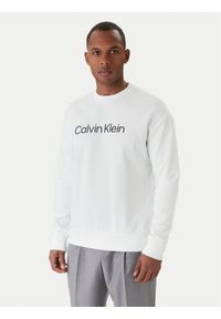 Calvin Klein Bluza Hero Logo K10K112956 Biały Comfort Fit. Kolor: biały. Materiał: bawełna #1