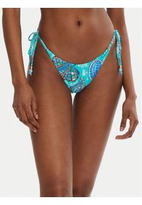 Seafolly Dół od bikini La Mer 40651-214 Turkusowy. Kolor: turkusowy. Materiał: syntetyk