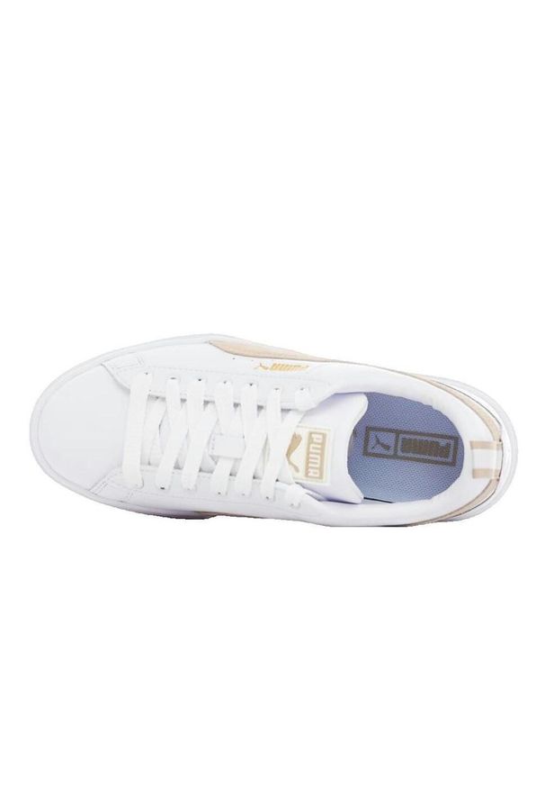 Buty do chodzenia damskie Puma Mayze Lth Classic. Zapięcie: sznurówki. Kolor: biały, wielokolorowy, beżowy. Materiał: syntetyk, skóra, materiał. Szerokość cholewki: normalna. Sport: turystyka piesza