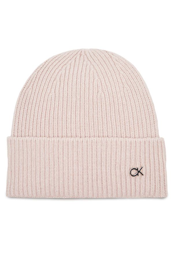 Calvin Klein Czapka Re-Lock Mix K60K610991 Różowy. Kolor: różowy. Materiał: materiał, poliamid