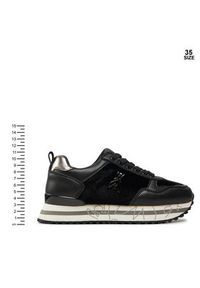 Patrizia Pepe Sneakersy PJ859.01 Czarny. Kolor: czarny. Materiał: materiał #3