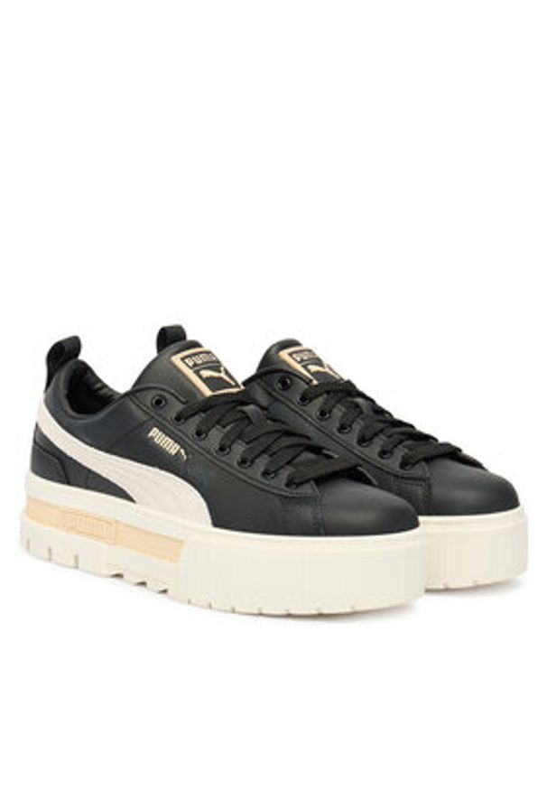 Puma Sneakersy Mayze Lth Wn s 381983 53 Czarny. Kolor: czarny. Materiał: skóra