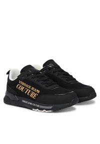 Versace Jeans Couture Sneakersy 80YA3SA5 Czarny. Kolor: czarny. Materiał: materiał #6