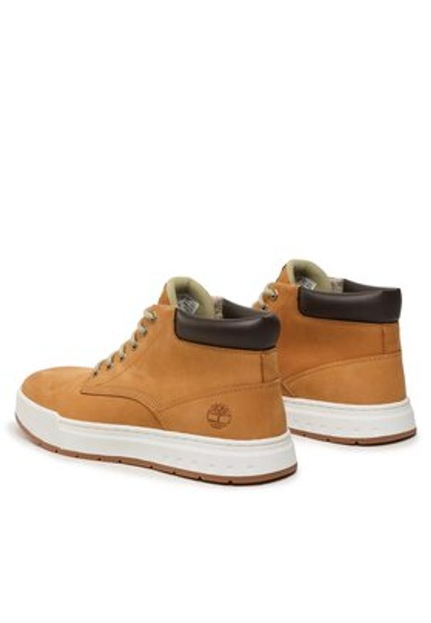 Timberland Sneakersy Maple Grove TB0A5PRV2311 Beżowy. Kolor: beżowy. Materiał: nubuk, skóra