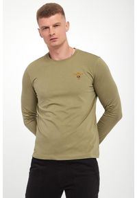 Aeronautica Militare - Longsleeve męski z logo AERONAUTICA MILITARE. Długość rękawa: długi rękaw
