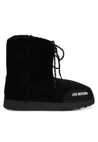 Love Moschino - LOVE MOSCHINO Śniegowce JA24112G1PISF000 Czarny. Kolor: czarny. Materiał: skóra, zamsz #1