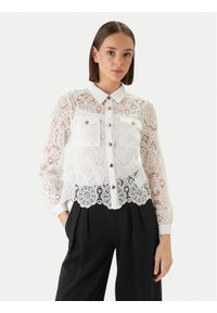 Morgan Koszula 251-CIVI Biały Regular Fit. Kolor: biały. Materiał: syntetyk #1