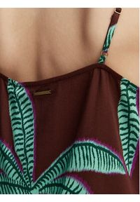 LOLA CASADEMUNT Top LS2615121 Brązowy Regular Fit. Kolor: brązowy. Materiał: wiskoza #3