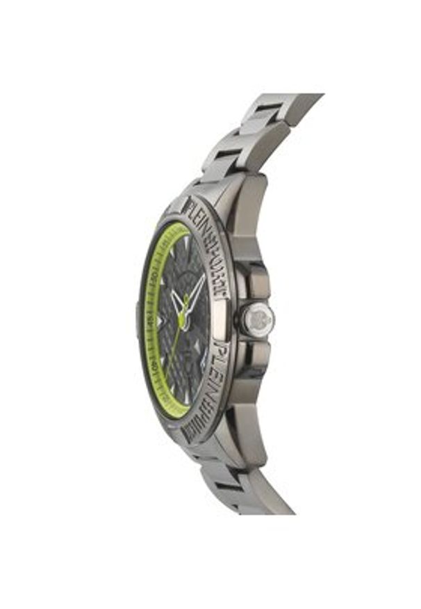 Plein Sport Zegarek Touchdown PSFBA1023 Srebrny. Kolor: srebrny. Styl: sportowy