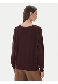 Kontatto Sweter 3M0820C Brązowy Regular Fit. Kolor: brązowy. Materiał: syntetyk #5