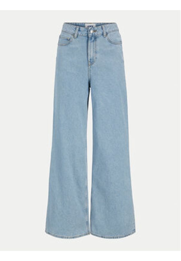 JJXX Jeansy Tokyo 12269077 Błękitny Wide Leg. Kolor: niebieski
