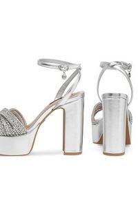 Nine West Sandały WFA2736-1 Srebrny. Kolor: srebrny. Materiał: syntetyk #6