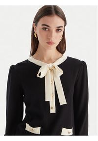 Luisa Spagnoli Sweter Maluma 100211 Czarny Regular Fit. Kolor: czarny. Materiał: wełna #2