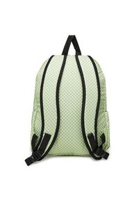 Vans Plecak Old Skool Check VN000H4XCLH1 Zielony. Kolor: zielony. Materiał: materiał #4