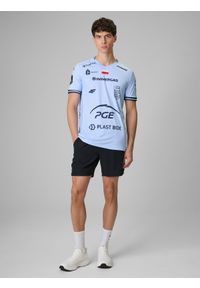 4f - 4F Koszulka meczowa replika domowa z sezonu 2025/26 męska 4F x Projekt Warszawa - niebieska L. Okazja: do domu. Kolor: niebieski. Materiał: dzianina, materiał. Wzór: nadruk. Styl: sportowy #2