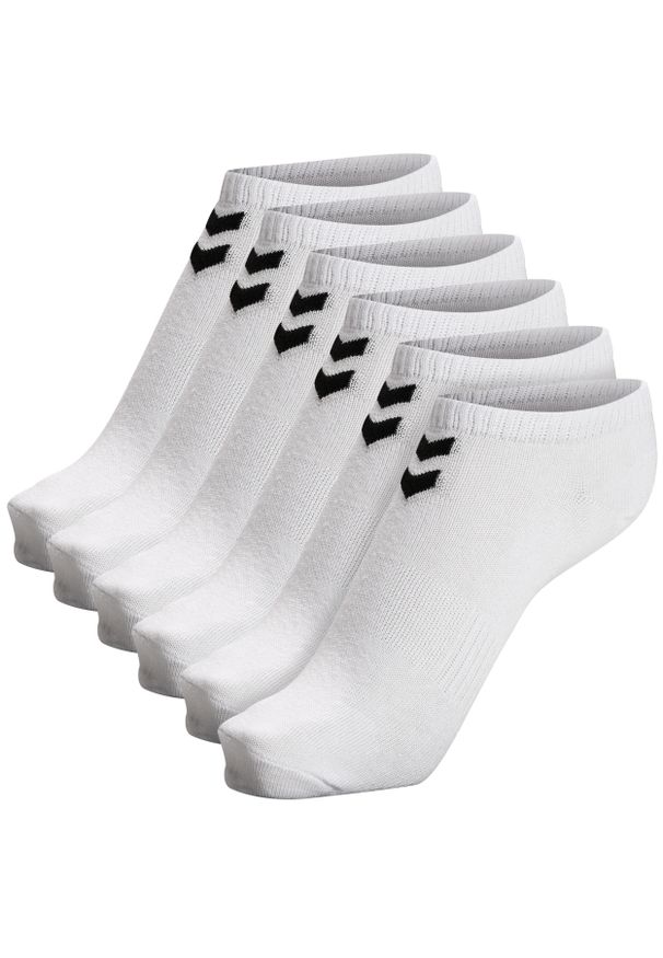 Skarpetki Hummel hmlCHEVRON 6-PACK ANKLE SOCKS uniwersalne. Kolor: biały