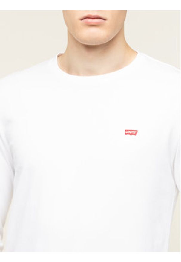 Levi's® Longsleeve Original Logo Tee 72848-0000 Biały Regular Fit. Kolor: biały. Materiał: bawełna. Długość rękawa: długi rękaw