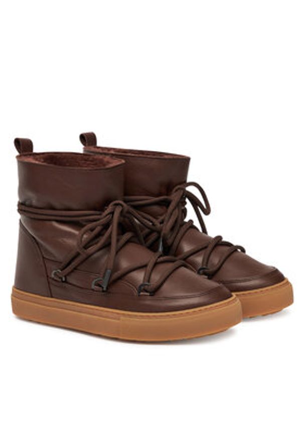 Inuikii Śniegowce Full Leather 2001.003.0032 Brązowy. Kolor: brązowy. Materiał: skóra
