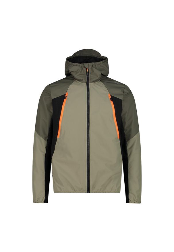 Kurtka męska turystyczna CMP 34Z1887. Kolor: zielony. Sport: turystyka piesza