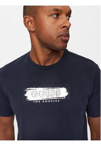 Guess T-Shirt M4BI61 K9RM1 Granatowy Regular Fit. Kolor: niebieski. Materiał: bawełna #4