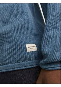 Jack & Jones Sweter Hill 12157321 Niebieski Regular Fit. Kolor: niebieski. Materiał: bawełna #5