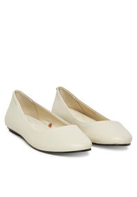 Calvin Klein Baleriny Flat Mary Jane - Lth HW0HW02341 Écru. Materiał: skóra #6