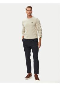 BOSS Sweter KN_Ever-X CN 50556145 Beżowy jasny Regular Fit. Kolor: beżowy. Materiał: bawełna #4
