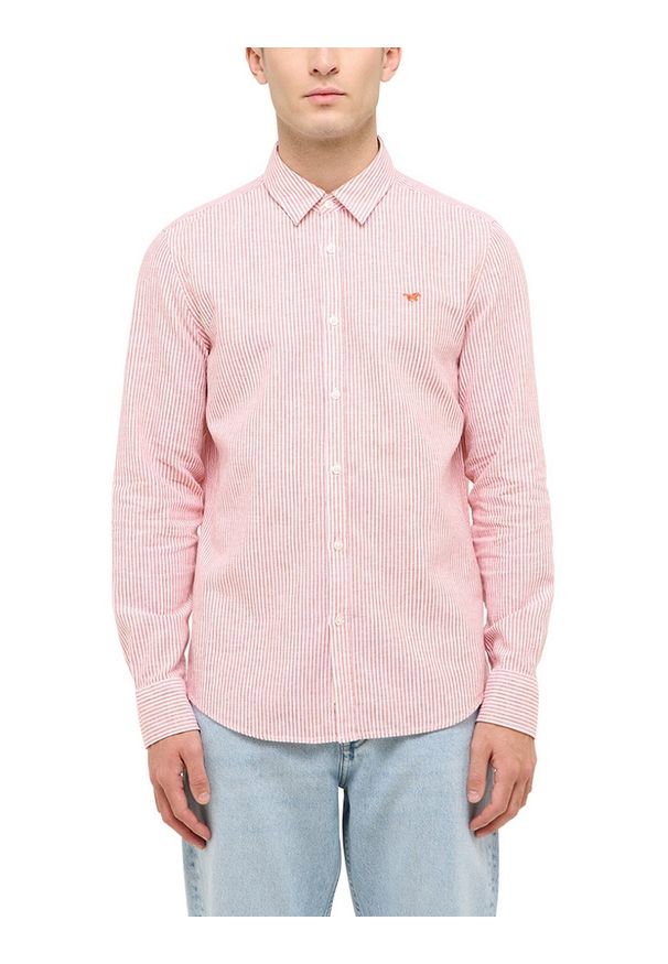 Męska Koszula Mustang Style Rawlins Red Fine Stripe 1016472 12735