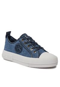 MICHAEL Michael Kors Trampki Evy Lace Up 43R4EYFS3D Niebieski. Kolor: niebieski. Materiał: materiał #6