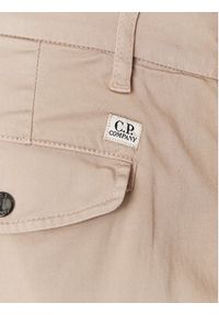 C.P. Company Spodnie materiałowe 18CMPA058A005694G Khaki Regular Fit. Kolor: brązowy. Materiał: bawełna