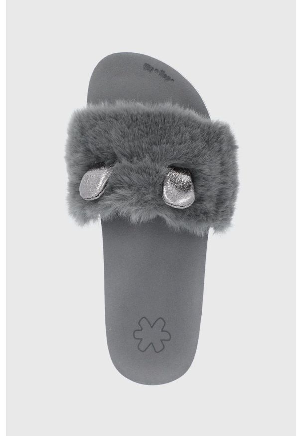 Flip*Flop Kapcie kolor szary. Kolor: szary. Materiał: guma