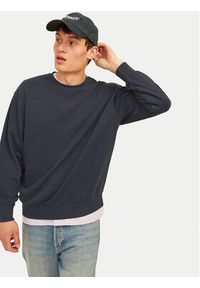 Jack & Jones - Jack&Jones Bluza Charge 12257853 Granatowy Loose Fit. Kolor: niebieski. Materiał: bawełna