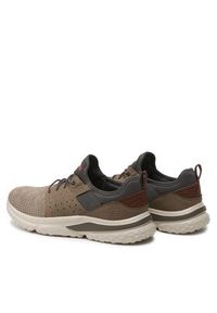 skechers - Skechers Sneakersy Caspian 210553/TPE Brązowy. Kolor: brązowy. Materiał: materiał