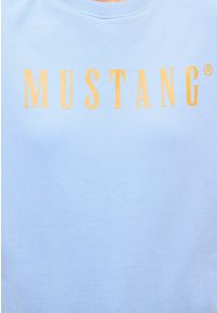 Mustang - DAMSKA BLUZA MUSTANG LOGO Aberdeen Placid Blue 1014960 5057 #6