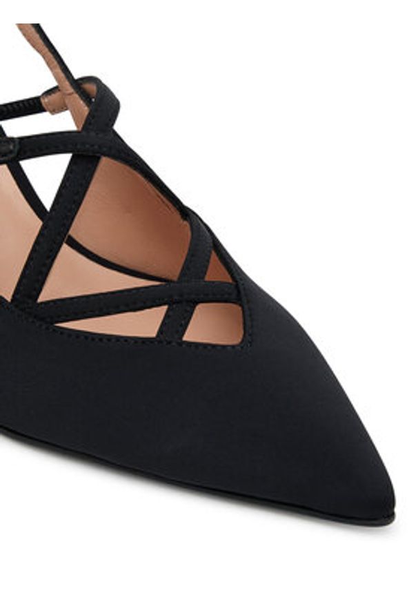 Love Moschino - LOVE MOSCHINO Szpilki JA10287G1NIMX00039 Czarny. Kolor: czarny. Materiał: materiał. Obcas: na szpilce