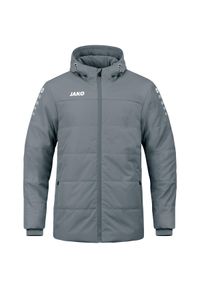 Kurtka puchowa Jako Coach Team. Kolor: szary. Materiał: poliester #1