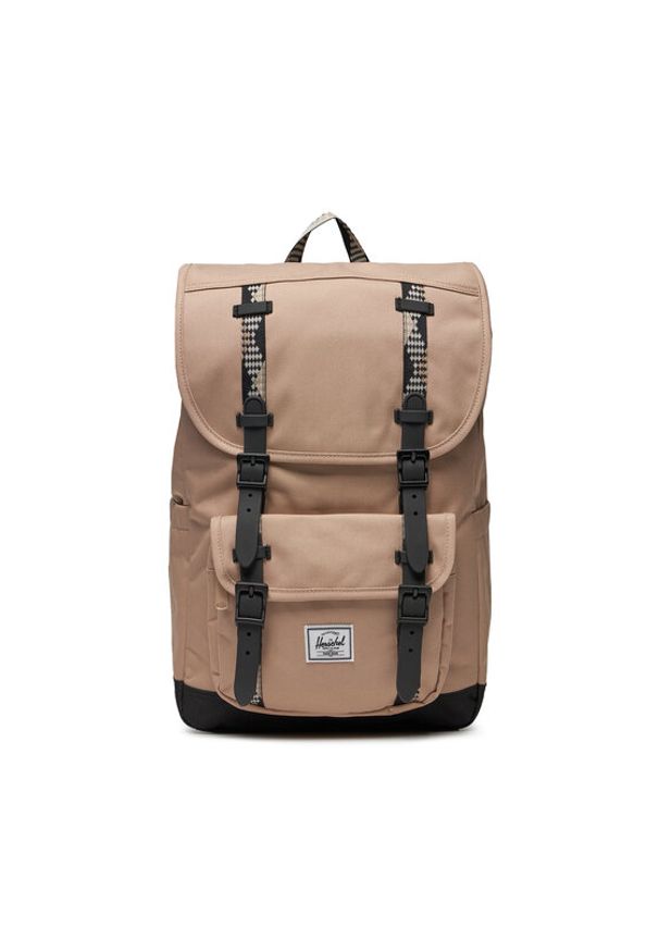 Herschel Plecak Little America Mid 11391-06021 Brązowy. Kolor: brązowy. Materiał: materiał