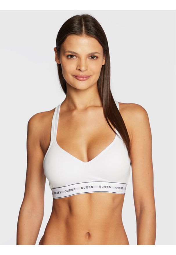 Guess Biustonosz top O1GC15 KBBU1 Biały. Kolor: biały. Materiał: bawełna