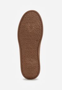 Renee - Brązowe Trampki z Imitacji Zamszu na Żłobionej Podeszwie Nivenatia. Kolor: brązowy. Materiał: zamsz. Styl: elegancki #2