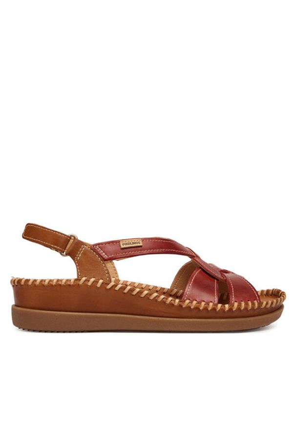 Pikolinos Sandały Cadaques W8K-1839C2 Czerwony. Kolor: czerwony. Materiał: skóra