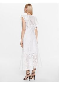 Pinko Sukienka codzienna 100912 A0Q4 Biały Regular Fit. Okazja: na co dzień. Kolor: biały. Materiał: syntetyk. Typ sukienki: proste. Styl: casual #5