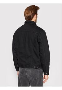 Levi's® Kurtka jeansowa Type III Sherpa 16365-0100 Czarny Regular Fit. Kolor: czarny. Materiał: bawełna