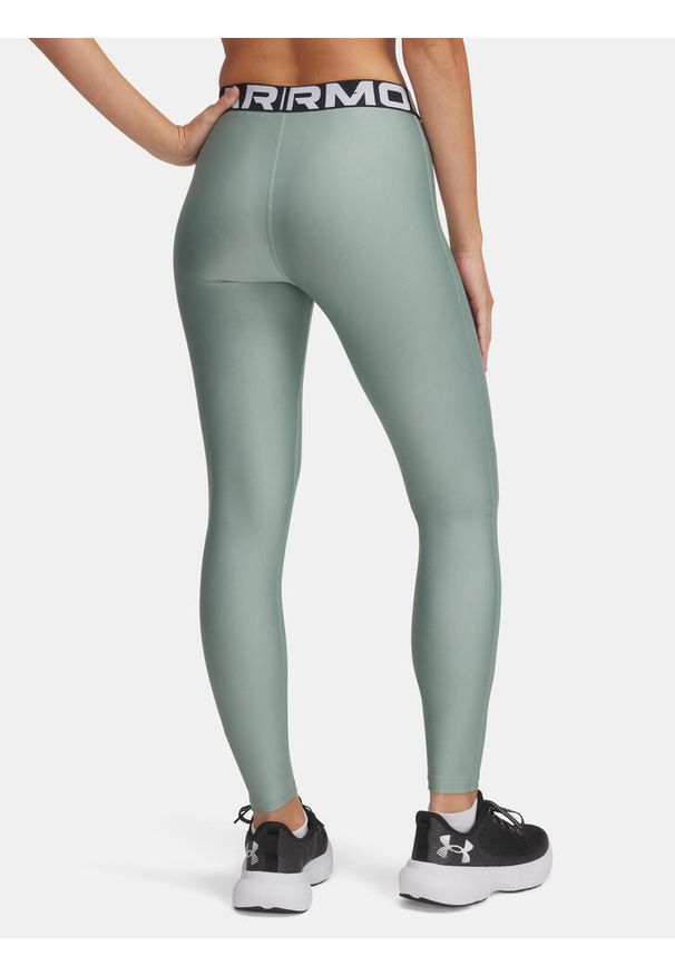 Legginsy treningowe damskie Under Armour HeatGear. Kolor: zielony. Sport: fitness
