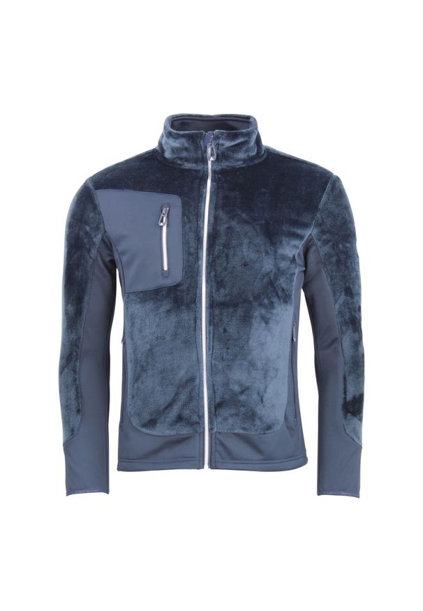 PEAK MOUNTAIN - Polar Peak Mountain Chapeau. Kolor: niebieski, szary, wielokolorowy. Materiał: polar. Sezon: jesień