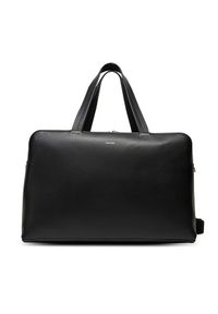 Calvin Klein Torba Ck Premium Leather Weekender K50K512931 Czarny. Kolor: czarny. Materiał: skóra